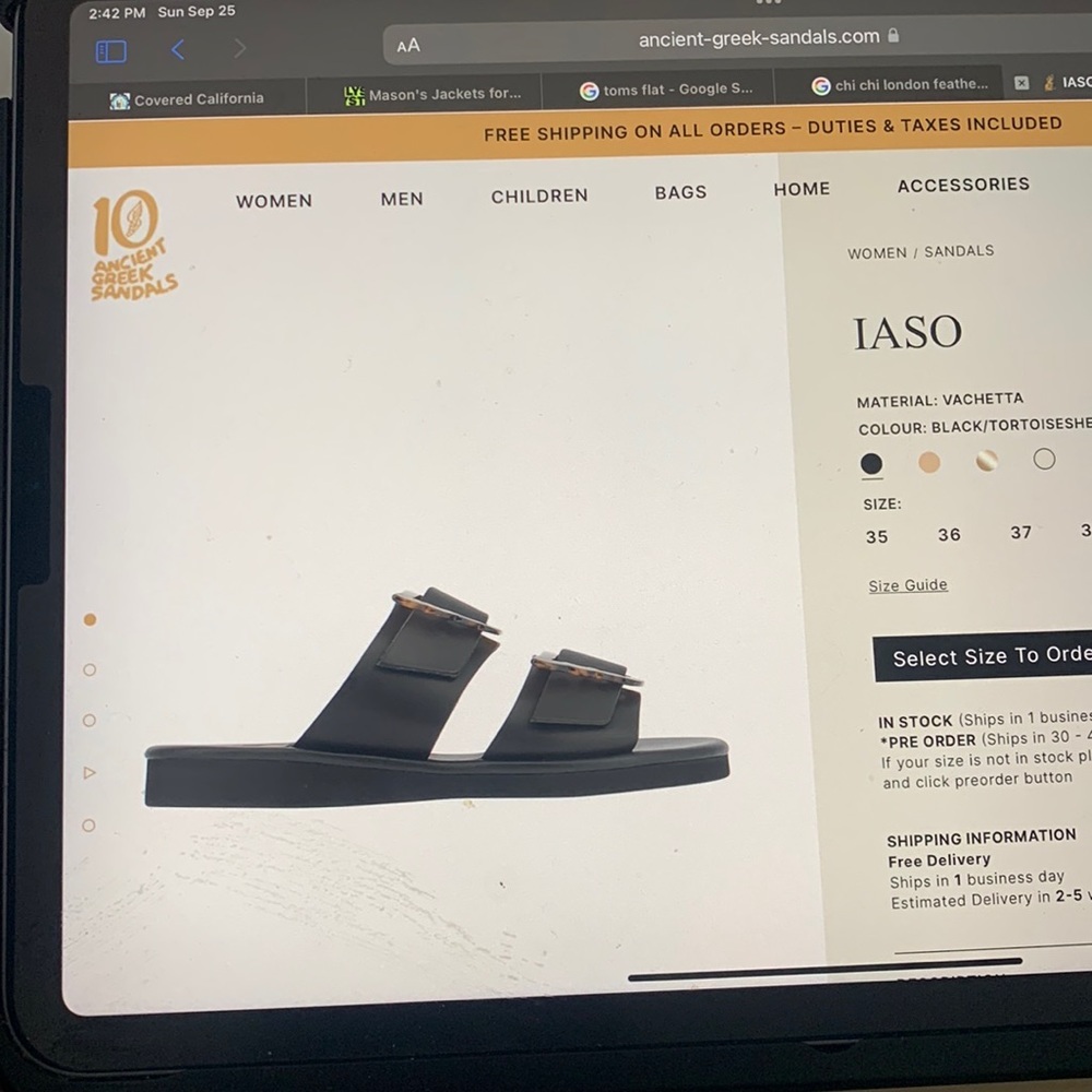 10 Ancient Greek sandals